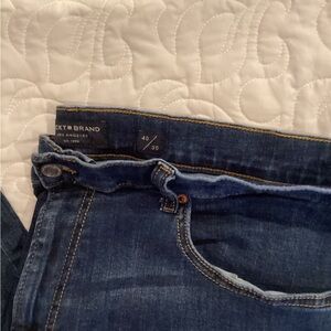 Lucky Brand Women's Dark Blue Denim Jeans Athletic Straight 410 40/30